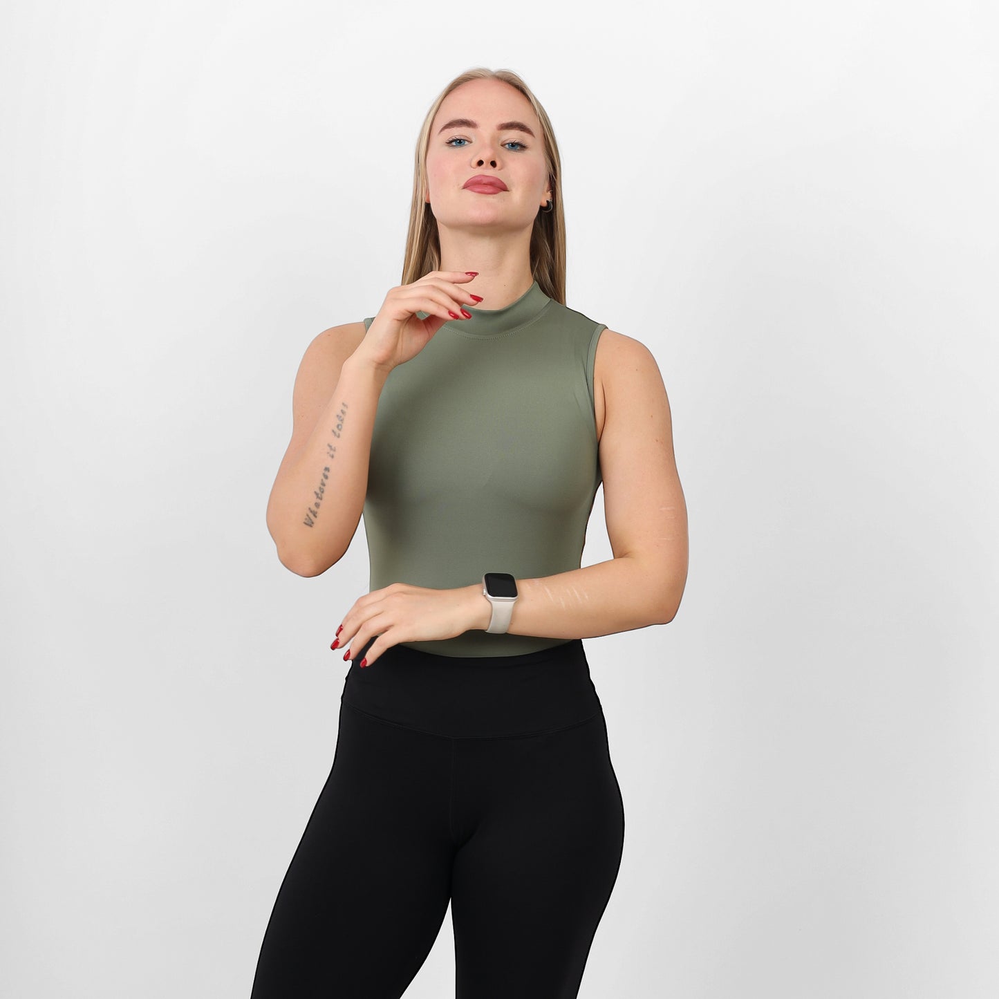 basic top-2666-OLIVE
