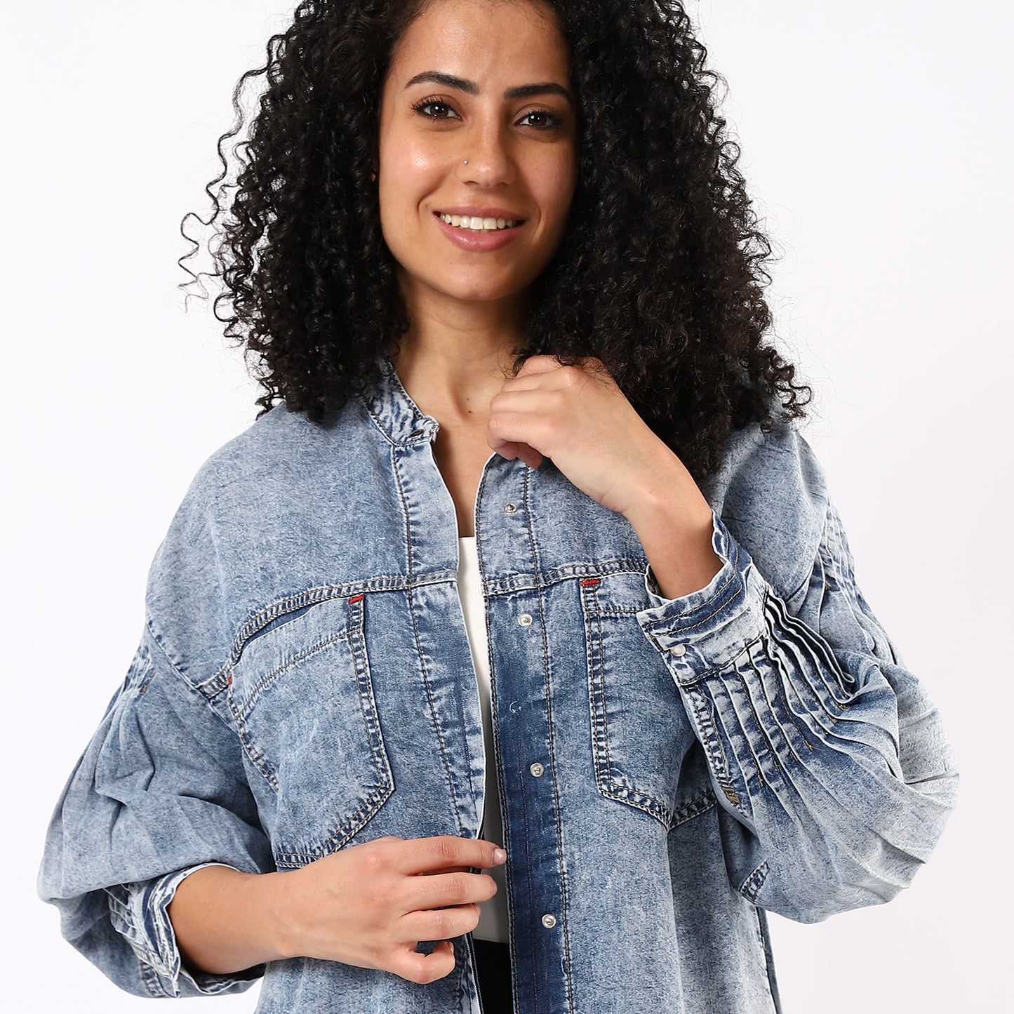 Jeans blouse-5634