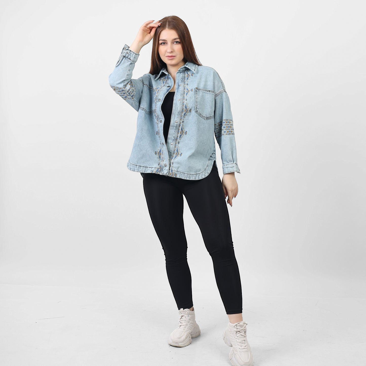 Jacket jeans-3599-LIGHT BLUE
