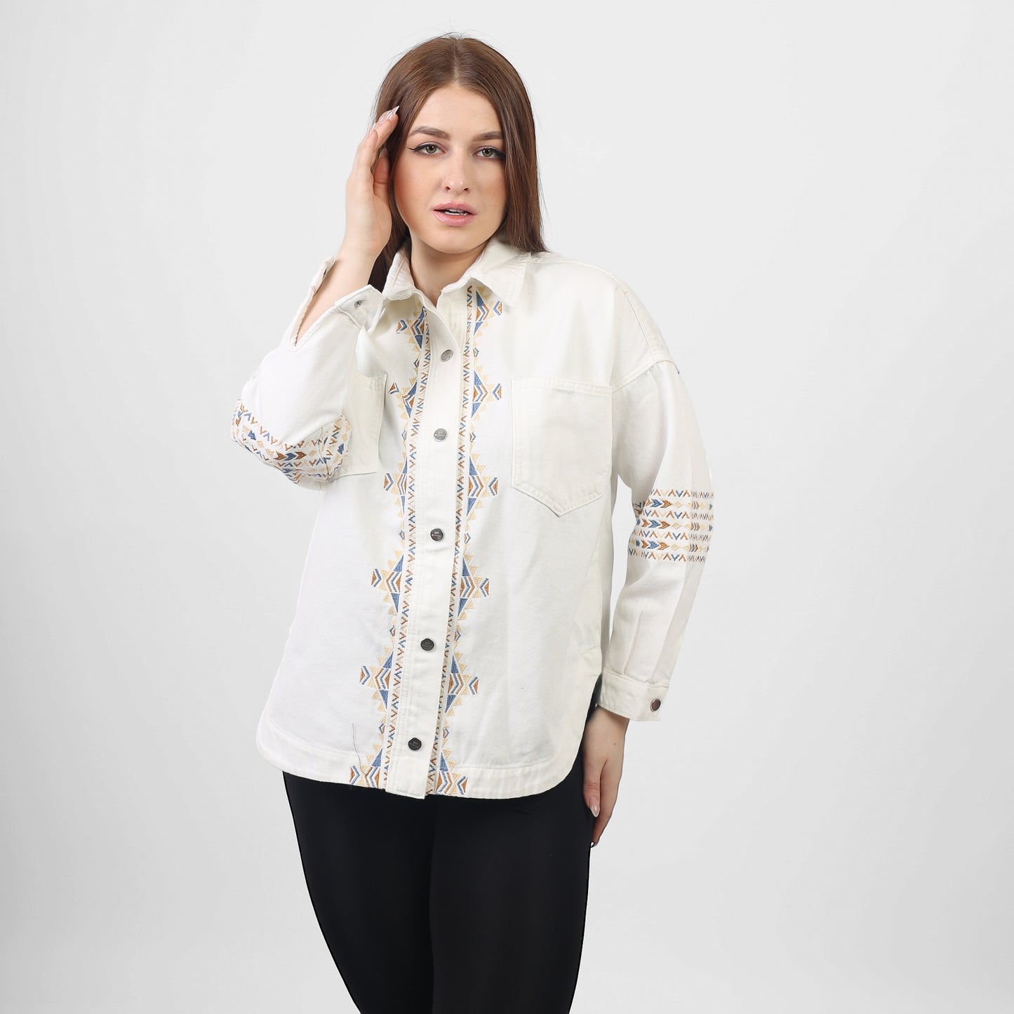 Jacket jebarden-3526-WHITE