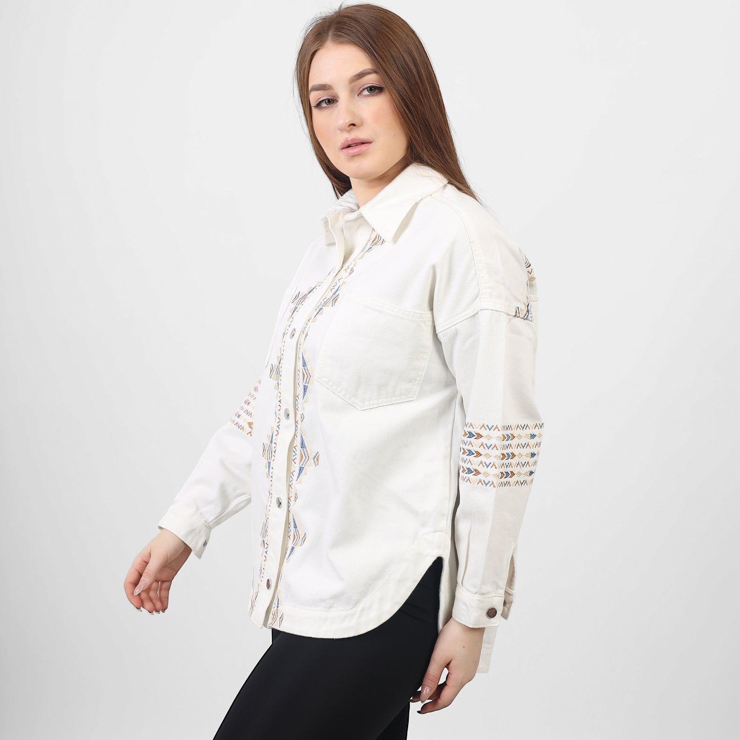 Jacket jebarden-3526-WHITE