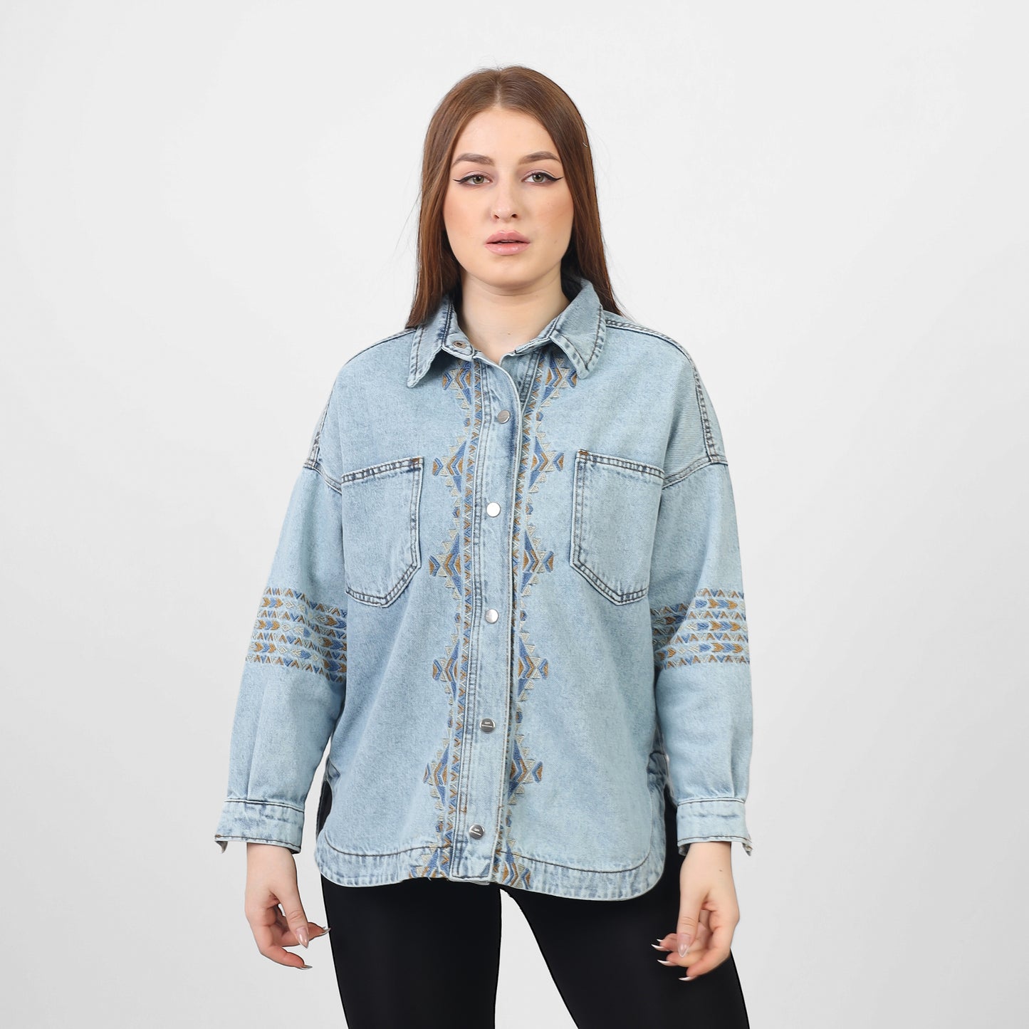 Jacket jeans-3599-LIGHT BLUE