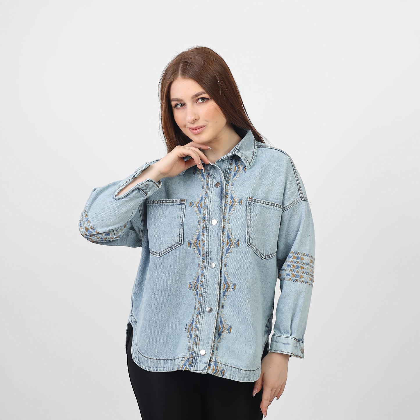 Jacket jeans-3599-LIGHT BLUE