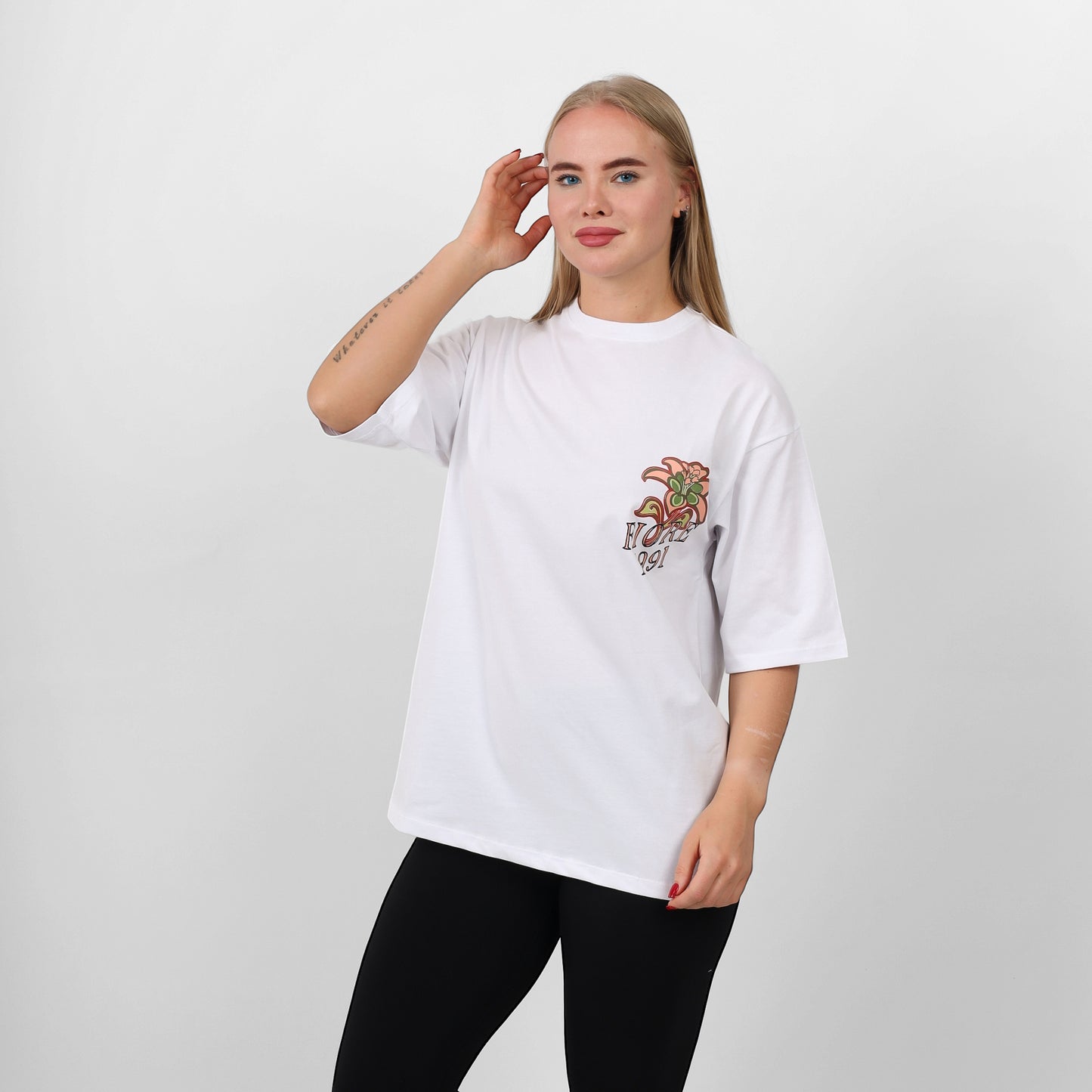 Half Sleeve T-Shirt -2644-WHITE