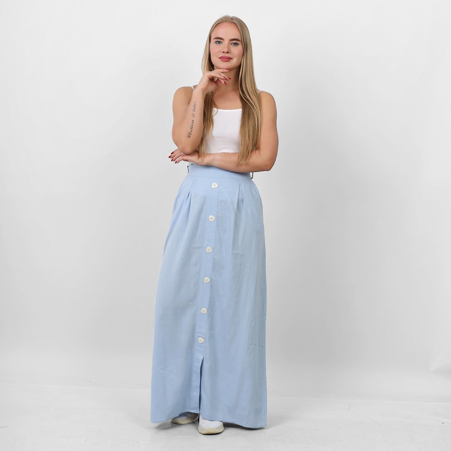 skirt ketan-6451-babyblue