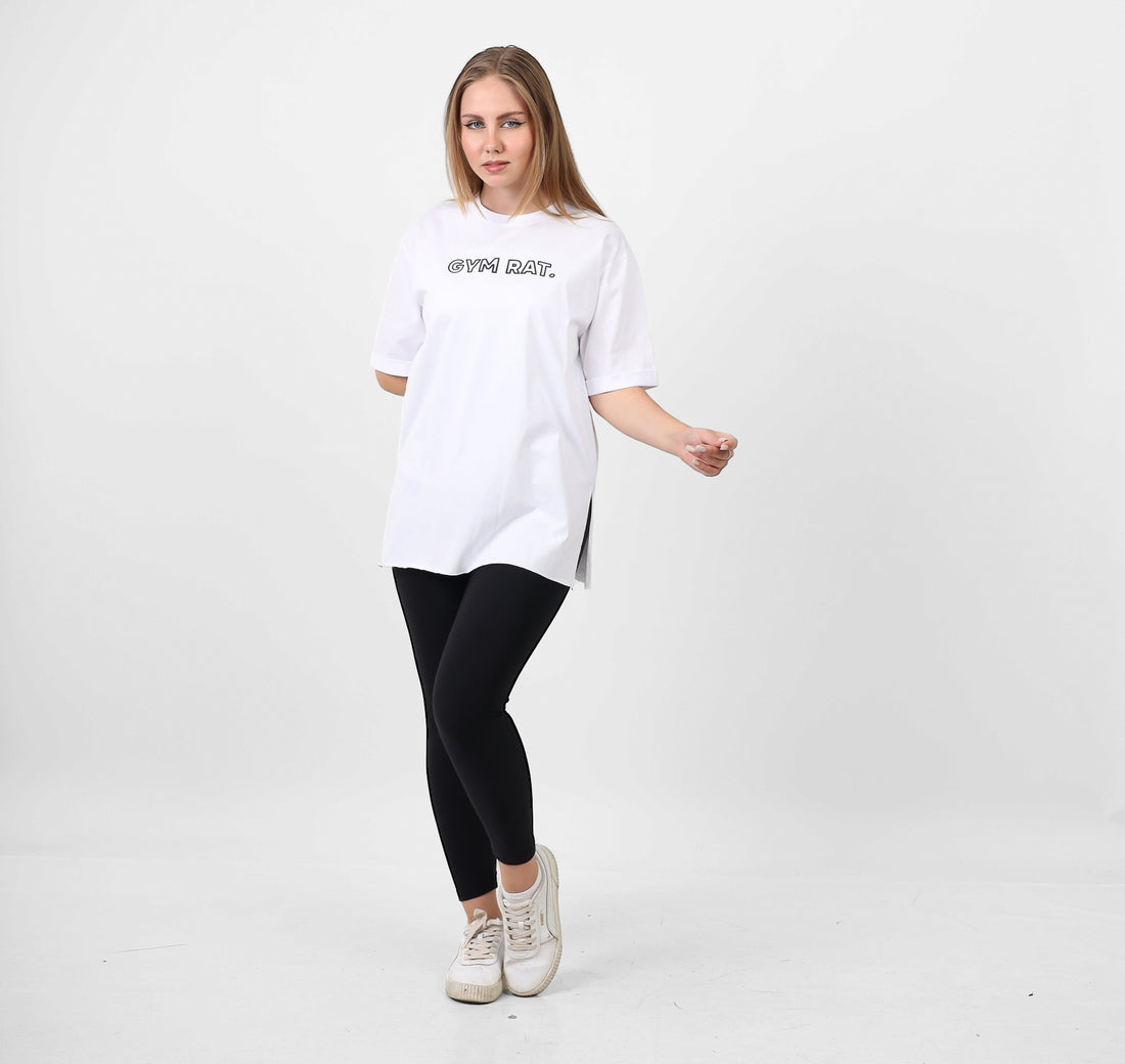 Half Sleeve T-Shirt -white -2639