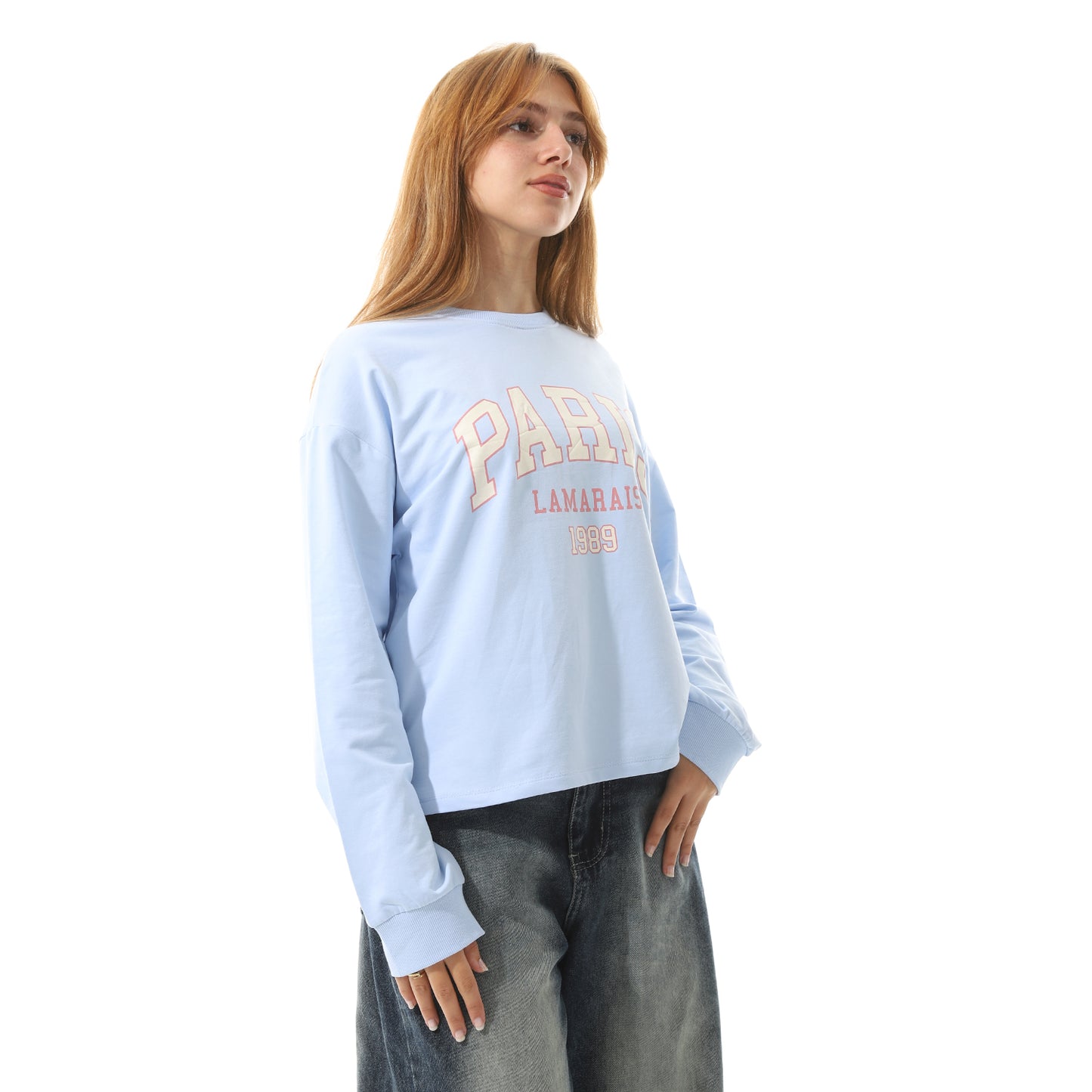 sweet shirt-8661-baby blue