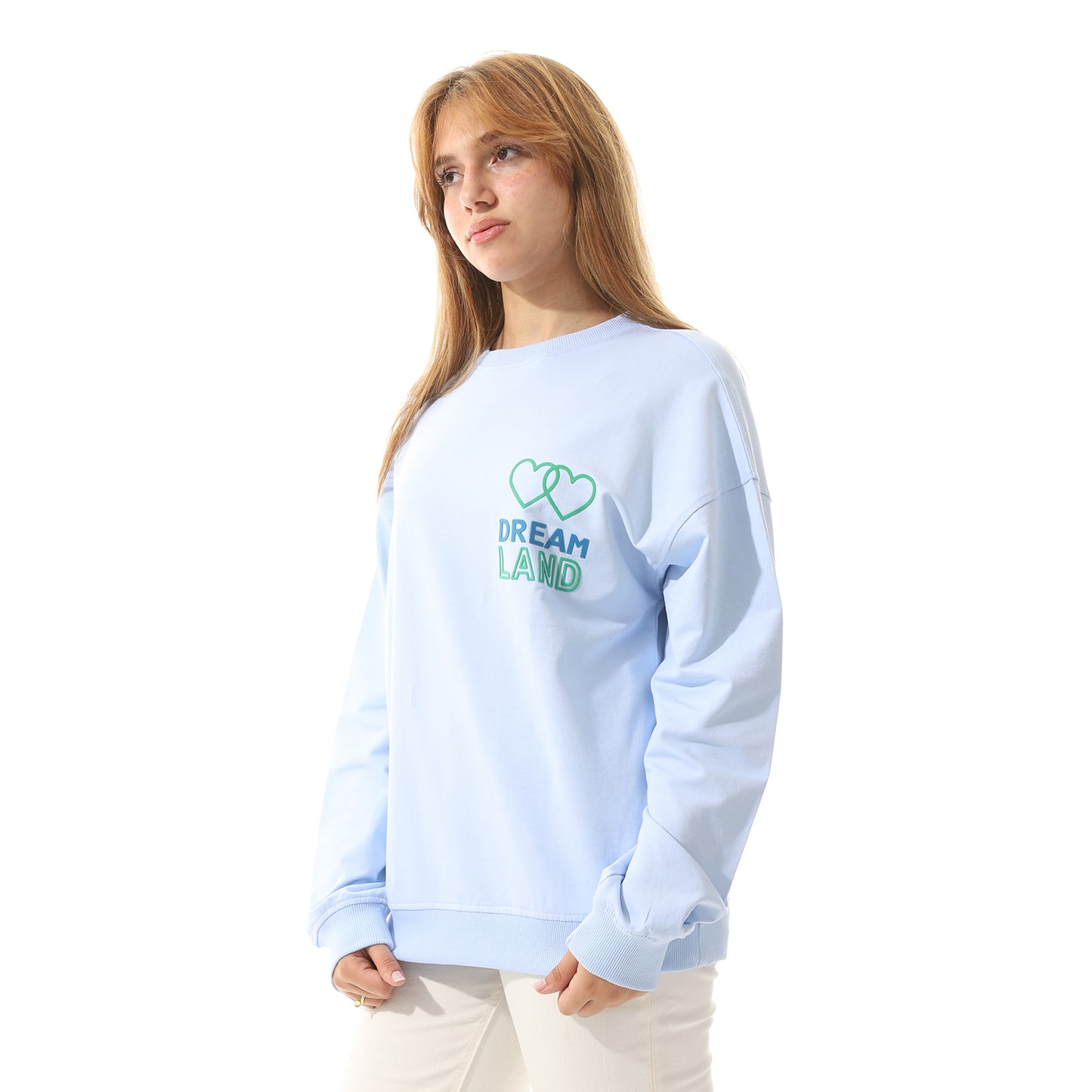 sweet shirt-8664-babyblue