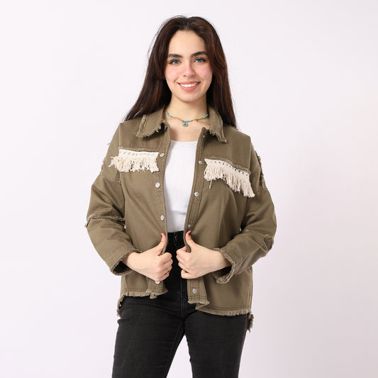 Jacket Jabardin - 7684- OLIVE