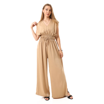 satin jumpsuit-19502
