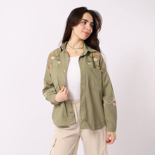 Jacket Jabardin - 3618 - OLIVE