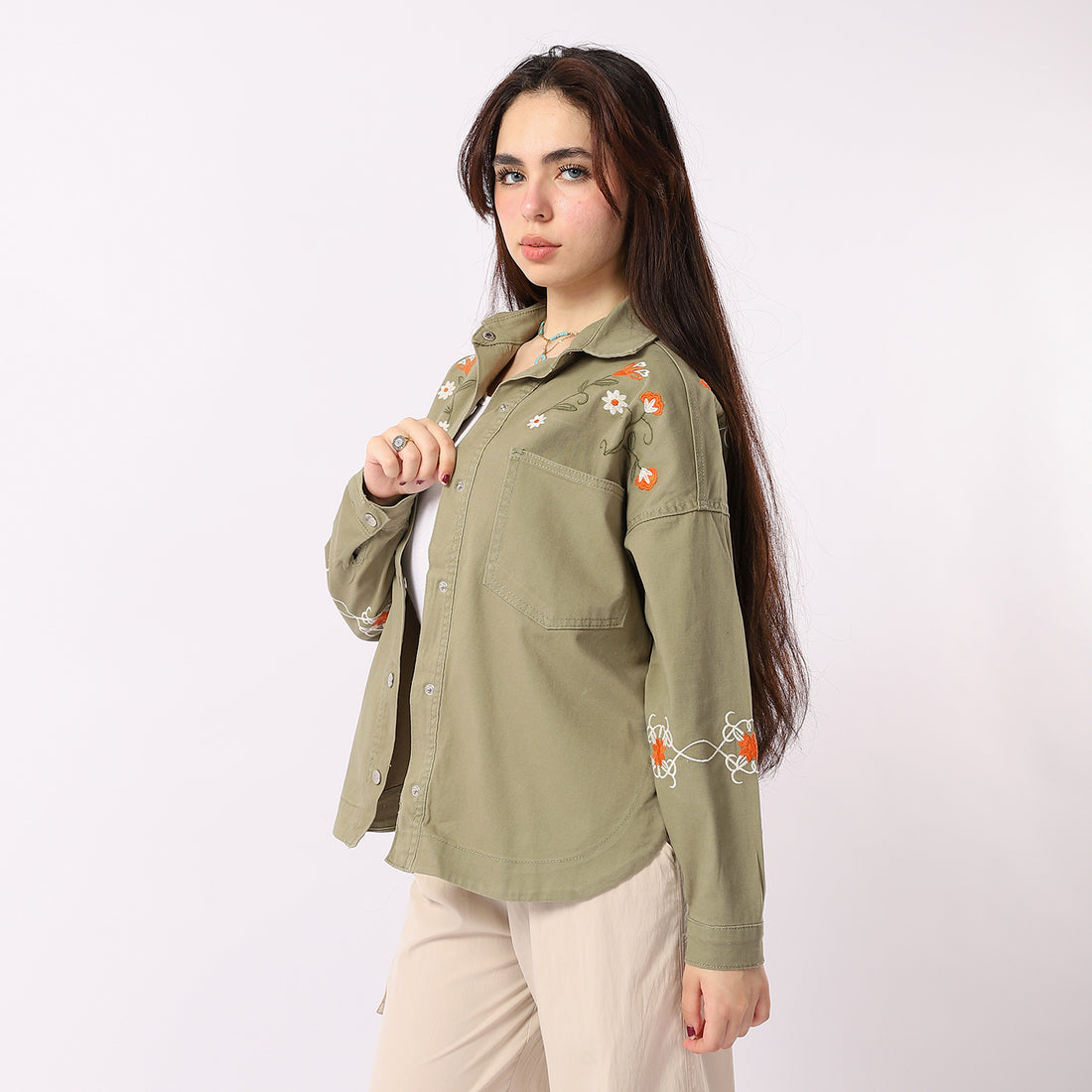 Jacket Jabardin - 3618 - OLIVE