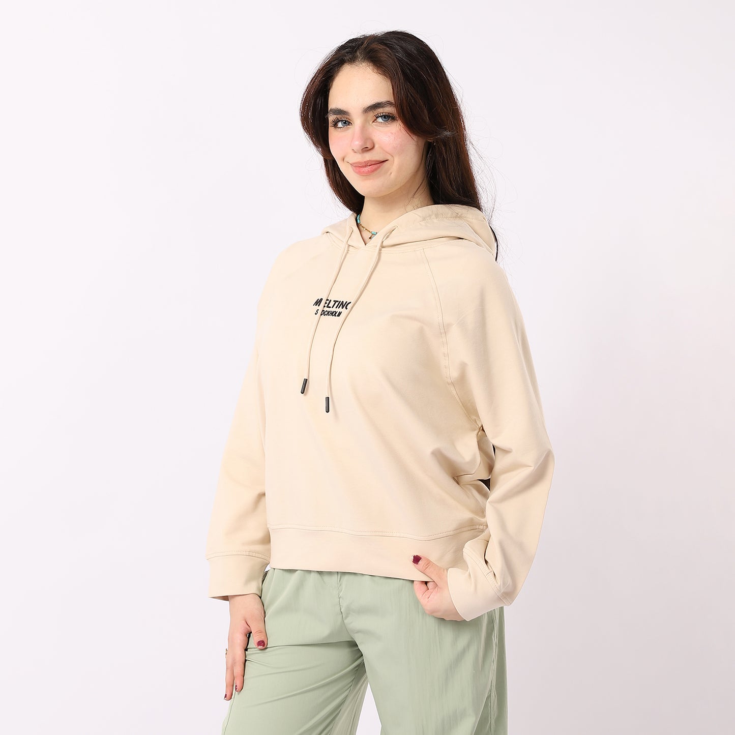 Sweet Shirt - 8594 - BEIGE