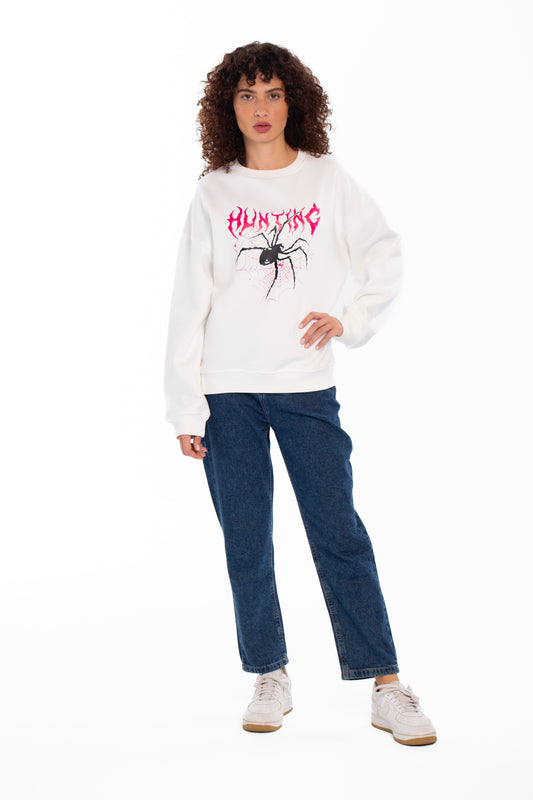 8690 - sweatshirt - white