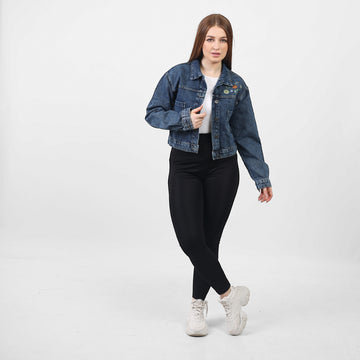 Jacket jeans-17031-DARK BLUE