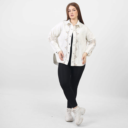 Jacket jebarden-3526-WHITE